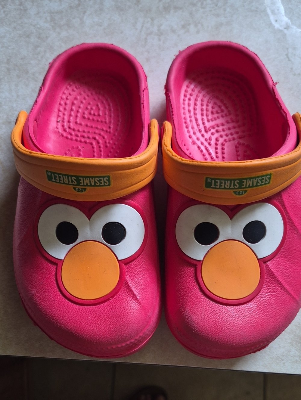 Sesame Street "Crocs" Elmo Clog Sandals
